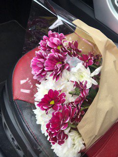 sayinghello2's tweet photo. How lovely was the team member @sainsburys Dewsbury came running up to me with these gorgeous flowers for Mum and wanted me to tell her that she misses seeing her every Friday #Kindness #Isolation https://t.co/WKVMShfipo