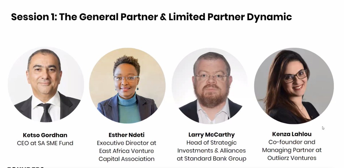 54 Collective (@54collective_vc) on Twitter photo We're extremely honoured to have some of the continent's most pioneering minds joining us this afternoon! Panellists incl. Ketso Gordhan (<a href="/sasmefund/">SA SME Fund</a>), Kenza Lahlou (<a href="/outlierz_vc/">Outlierz Ventures</a>), Larry McCarthy (@SB_BizConnect) & Esther Ndeti (East Africa Venture Capital Association). #ASISS2020 We're extremely honoured to have some of the continent's most pioneering minds joining us this afternoon! Panellists incl. Ketso Gordhan (<a href="/sasmefund/">SA SME Fund</a>), Kenza Lahlou (<a href="/outlierz_vc/">Outlierz Ventures</a>), Larry McCarthy (@SB_BizConnect) & Esther Ndeti (East Africa Venture Capital Association). #ASISS2020