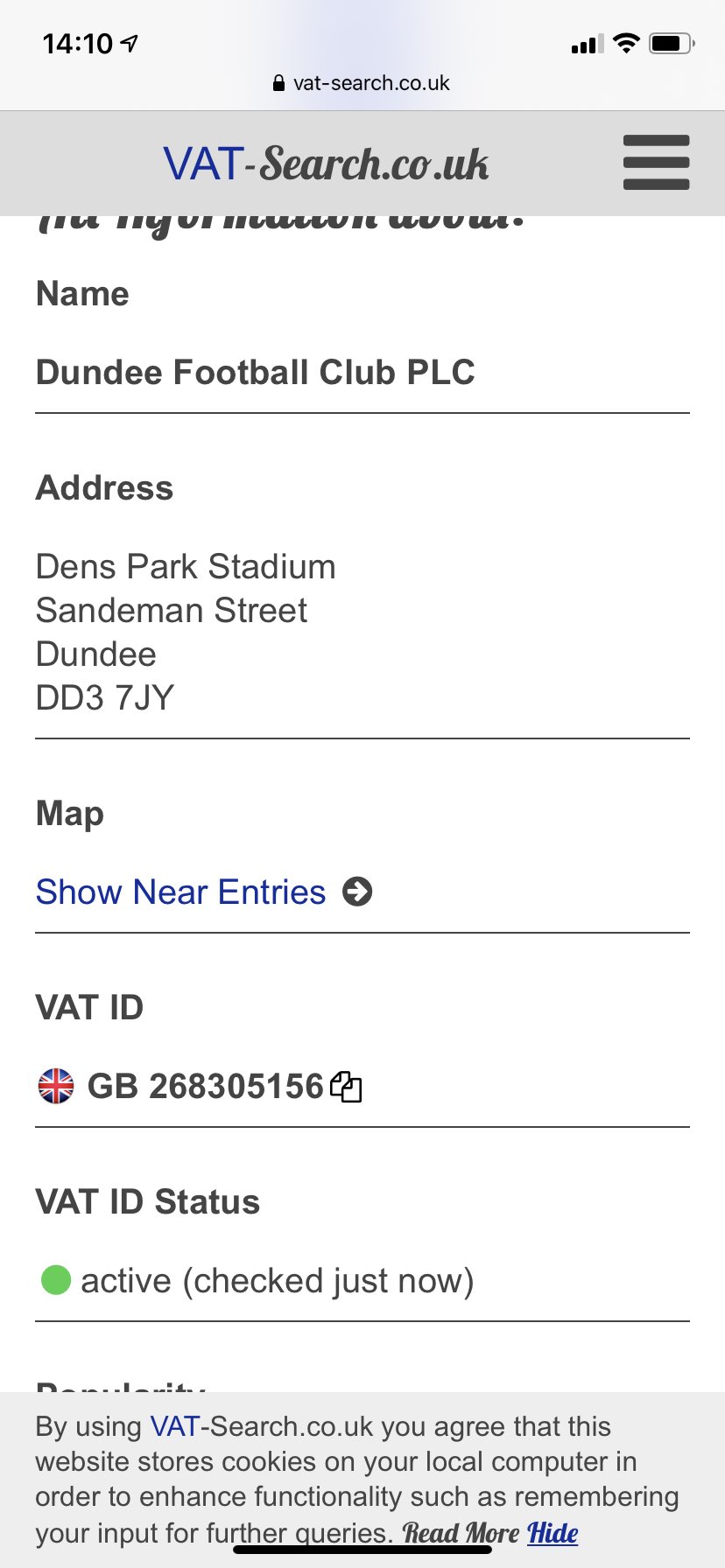 Vat Id Fake