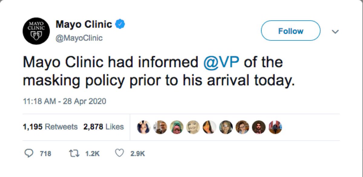 SciTranshuman's tweet image. Big lawsuit and trauma if you were a patient at Mayo Clinic when pence visited call a lawyer now.