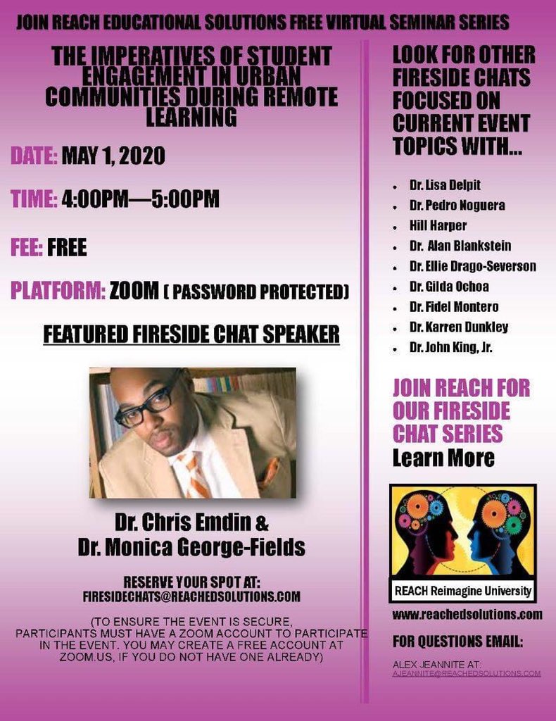 LDCMS302's tweet photo. Great opportunity to join @chrisemdin and talk about #urbaned #ldcms302 https://t.co/3pAIenr15a