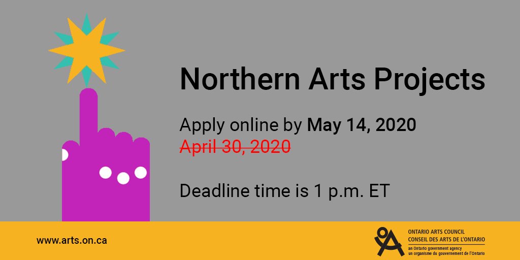 Don't forget! The April 30 deadline for this program has been extended to May 14, due to challenges caused by COVID-19. ow.ly/tKJ750zszGB