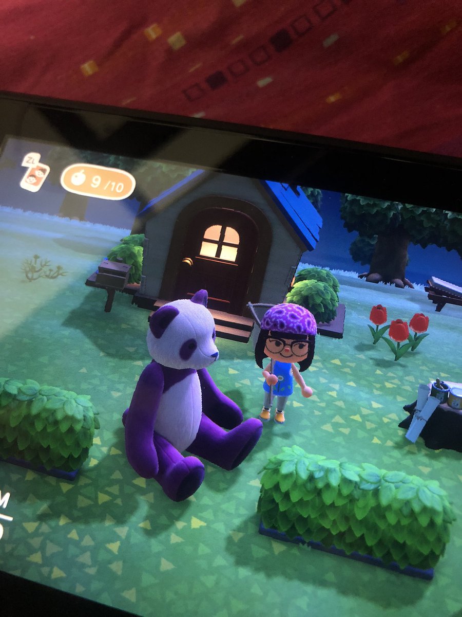 ashleymmetric's tweet photo. thank u hahaha pero anlaki di ko maplace sa loob ng bahay ko lol @helloitsneens #papapanda #AnimalCrossing https://t.co/pyqPPOAtcp
