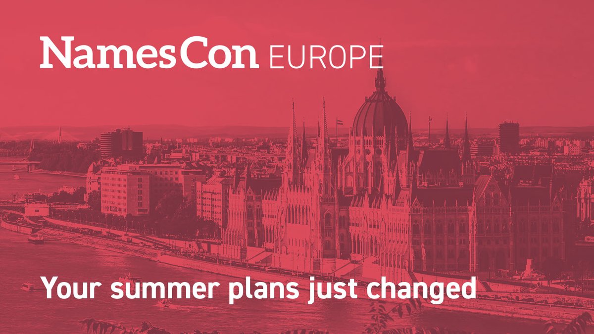 NamesCon's tweet photo. We have to postpone #NamesConEurope until summer 2021. We just can't predict what August will look like. Save the new dates: #NamesCon Europe in Budapest, July 15-17, 2021.
For more info: https://t.co/Z2JejxXXCo https://t.co/VGg7nueyIh