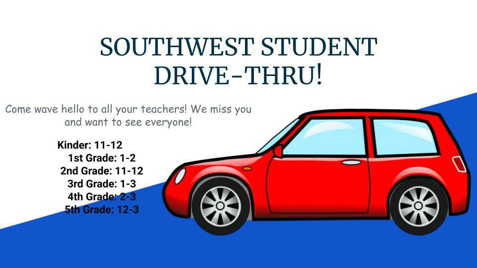 SouthwestLaker's tweet photo. We will have a packet pick-up/ drop off on May 1st and a student drive through! https://t.co/Ph3gqxq1Te