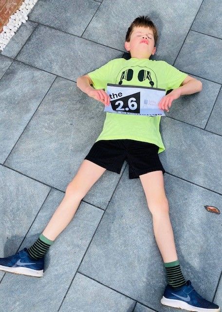 Five days of running a mile each day would have this effect on most people we think! Amazing work Ted! You can give Ted a boost ahead of day 6 of his #TwoPointSixChallenge by donating via his Just Giving page here: buff.ly/2W25yNt #GoTed #BlindRunner