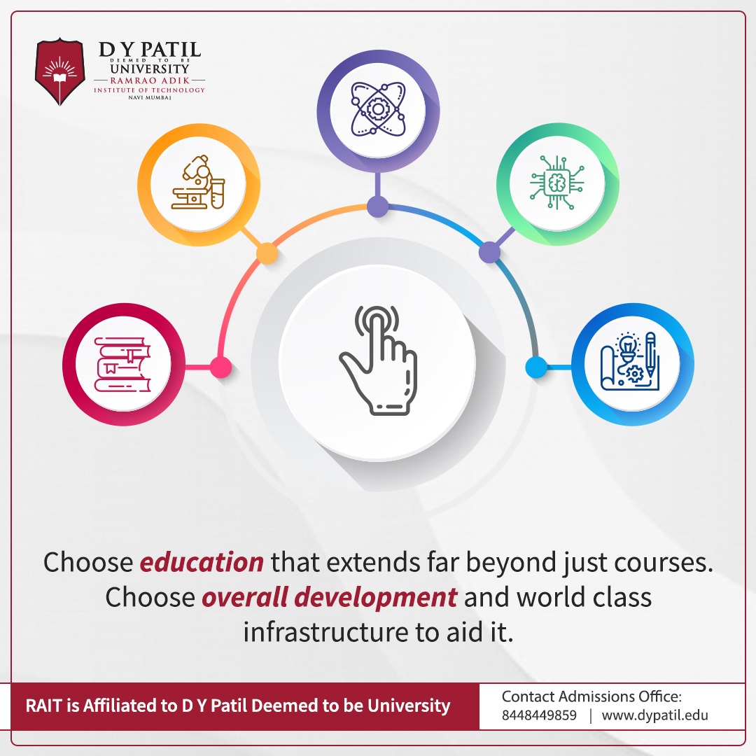 DYPatilRAIT's tweet photo. Not only are our students exposed to enriching classroom experiences, but are also provided with avenues to develop their skills through extra curricular activities, trainings, exposure to industry which help them excel in their career https://t.co/OcERo6Y915