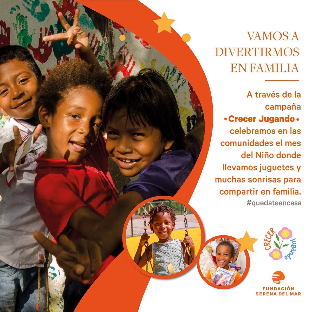 FunSerenadelMar's tweet photo. En el mes de la niñez queremos llevar sonrisas a los niños de nuestras comunidades. Hoy, de la mano de @AlejandraIsaac y #CrecerJugando donaremos juguetes a los niños de la comunidad de Villa Gloria. #Cartagena #FundaciónSerenadelMar https://t.co/Xf7S4ifmPk