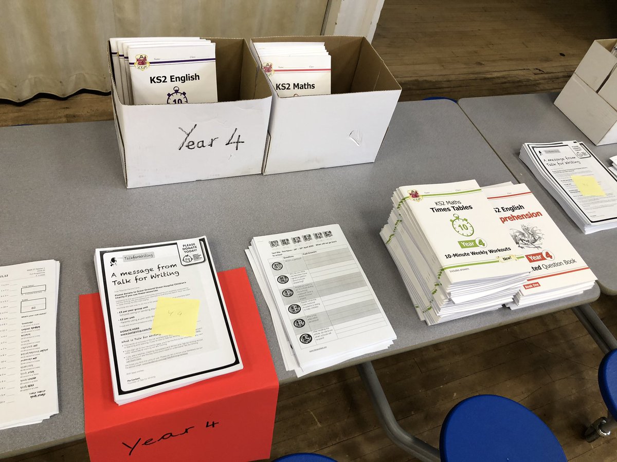 BartonMossCPS's tweet photo. What a success!! Lots of children and parents cueing to pick up their updated home learning packs. Thank you for all maintaining social distancing throughout :) #everychildareader #goaboveandbeyond #success #stillteaching #stilearning @mrsunsworth35 https://t.co/YVF6dvT6qC