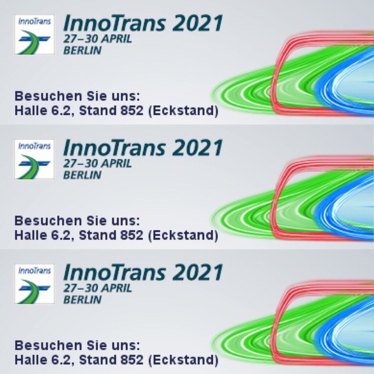 trackingrail GmbH on Twitter "InnoTrans 2021 Wir sind dabei