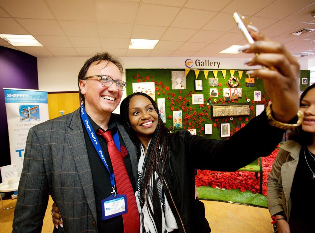 Meet Justin Aggett, our Swale Migration Stories Project Coordinator...here he is at the Sheppey Gateway poppy exhibition to celebrate the 99th anniversary of Armistice Day last year. #Hello #GetInvolved #Heritage #SwaleMigrationStories