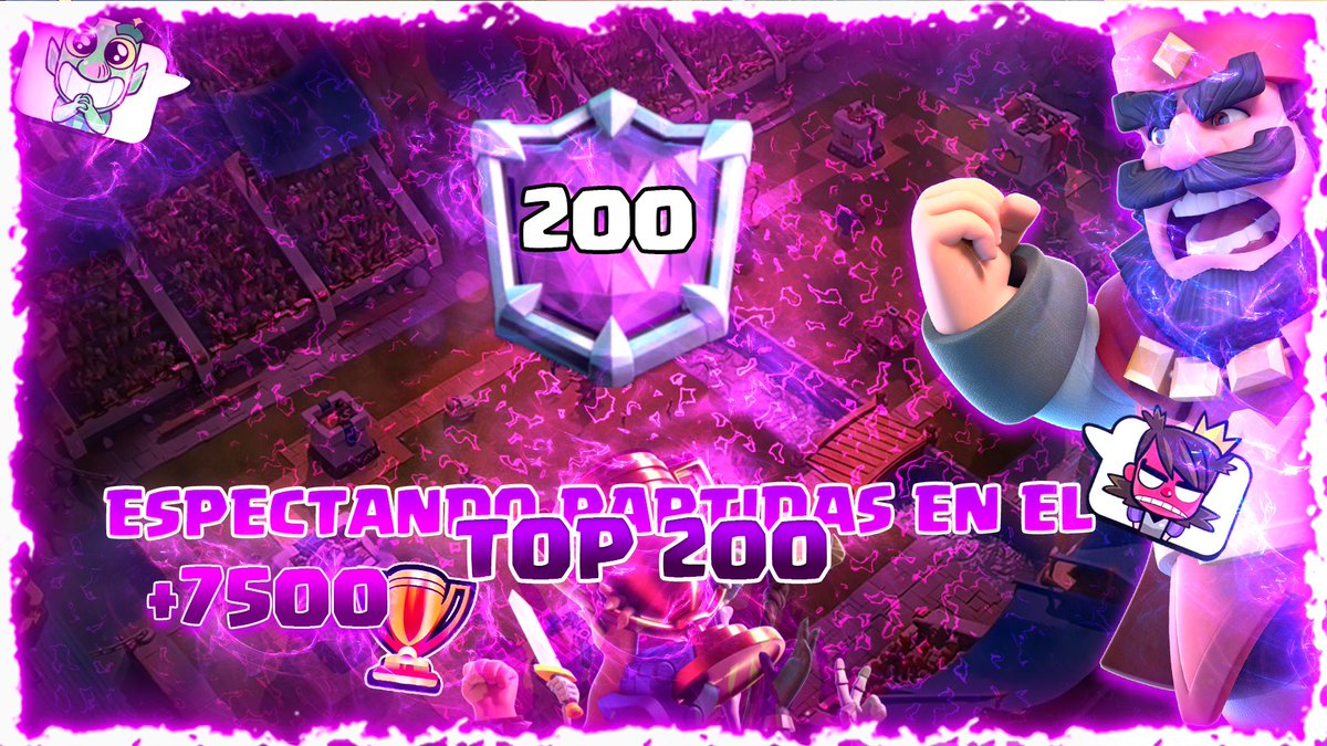 ESPECTEANDO PROS + 7,500 COPAS🏆 | CLASH ROYALE youtu.be/DZB6HZb_B6s