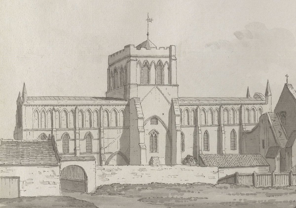 Hexham illustrates the problem with equating value at 1535 with the church size: the priory's (not an abbey since Saxon times, when it was also a cathedral) net was only £122! The town kept the the E end and transepts, the small nave mostly demolished, the E chapels went in 1858