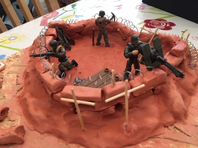 HowdenSchool's tweet photo. Well done to the Y8βs who have tackled the Great War work with gusto! James Sβs model was amazing. Special mentions for Seth Mβs trench model, Isaac Sβs minecraft version, Miller R, Connor H and Evie P for excellent work too. Really proud of your effort. Mrs Rowe #goteamhistory https://t.co/8RwjpVshlm