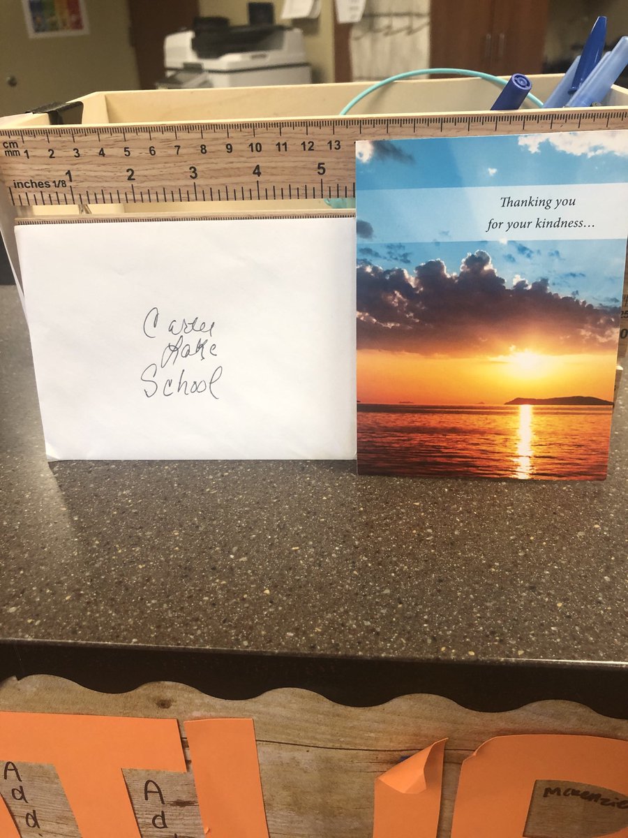 daknuth's tweet photo. Teachers are coming to school in shifts to pack up their rooms. They have been saddened by the silence in the hallways and in their classrooms. I found this note stuck in the door this morning when I arrived. What a boost!  So grateful for our CL families. We miss you!!@cbcsd https://t.co/lxHB9IiTV3