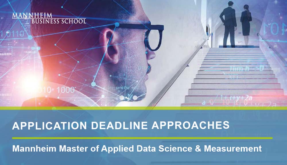MannheimBSchool's tweet photo. Application deadline for the Mannheim Master of Applied Data Science & Measurement is May 25!
β100% Online Teaching
β Focus on Data Science
β A Degree from Germany's #1 University for Business and Social Sciences #DataScience #SurveyScience @IPSDS1
https://t.co/Ifwy0yeJ43 https://t.co/wp1DjBvZwd