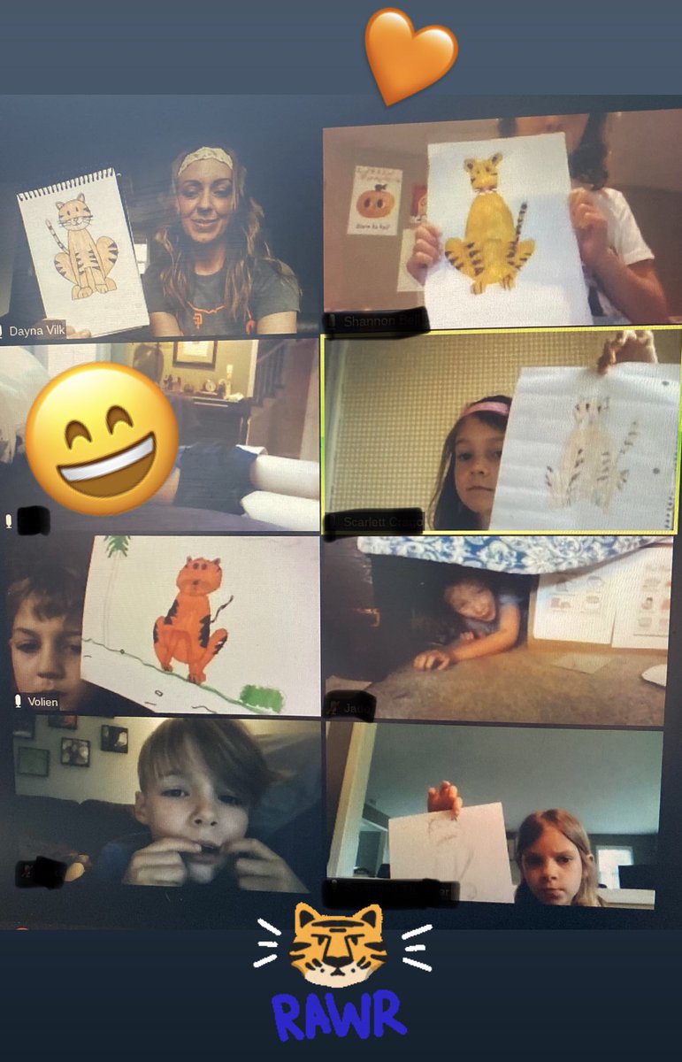 I’m so thankful for all of my students! They keep me smiling, laughing, and fill my heart with so much joy!! <a href="/MrsPoliensClass/">Rena Polien</a> and I are pretty lucky!! #ThankfulThursday #cfevsHOME #gurneyspiritweek #gurneyland #gurneyworksfromhome