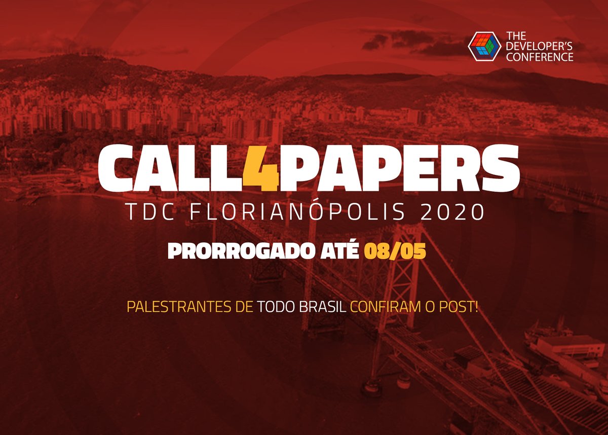 TheDevConf's tweet photo. Olá pessoal, prorrogamos a data para você ter uma nova oportunidade para enviar sua palestra para o TDC Floripa 2020 e com isso trazemos novidades. Iremos realizar nos dias 24, 25 e 26 de Junho a edição Online do TDC Floripa 2020.

Leia o fio para ficar por dentro! https://t.co/VFWToox7KG
