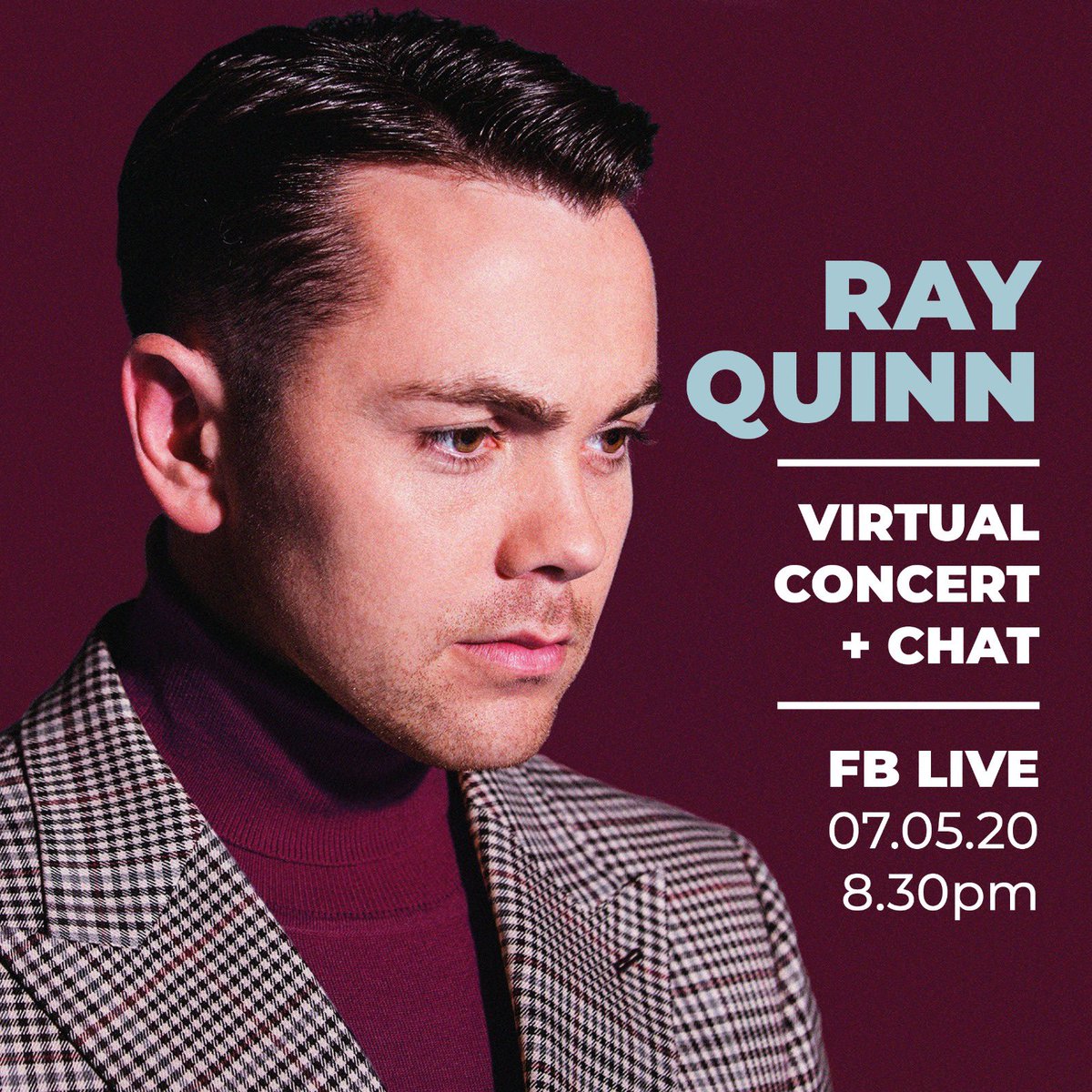 Hi everyone! I have a special announcement to make!! ⏰ -
Next Thursday 7th May I will be doing another live performance + chat over on my FB page. I’ll be performing some tracks from my new album #Undeniable as well as some popular tunes!
Make sure you tune in at 8:30pm🎙