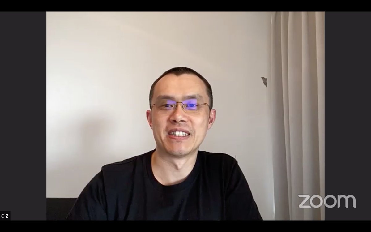 4jorge's tweet photo. Keynote  #VirtualBlockchainWeek #CryptoConference #VBW2020  @badcrypto @joelcomm @erincell @teedubya
@cz_binance #Binance https://t.co/uiLOL6C0RM