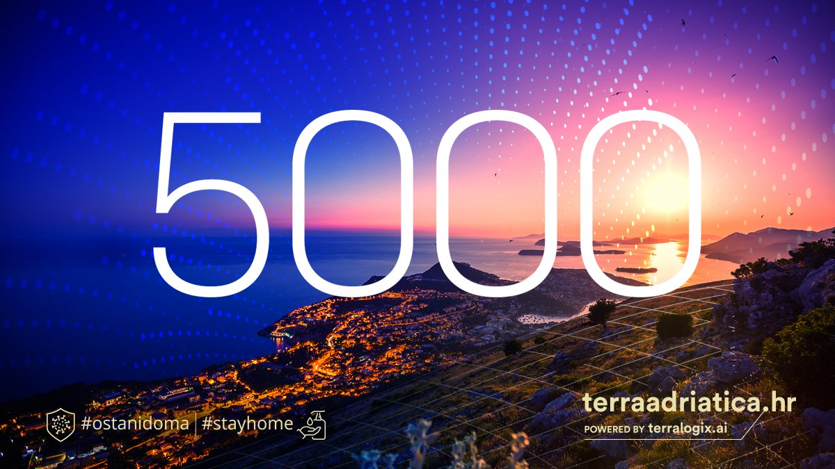 TerraAdriatica_'s tweet photo. Our TA community has reached 5000 users!
Thank you for your trust and support! 🙏
We're stepping into May with five thousand reasons to continue our mission and help solve land ownership issues in Croatia.
#terraadriatica #5kusers #stayhome #ostanidoma https://t.co/QqzMCPyBKs