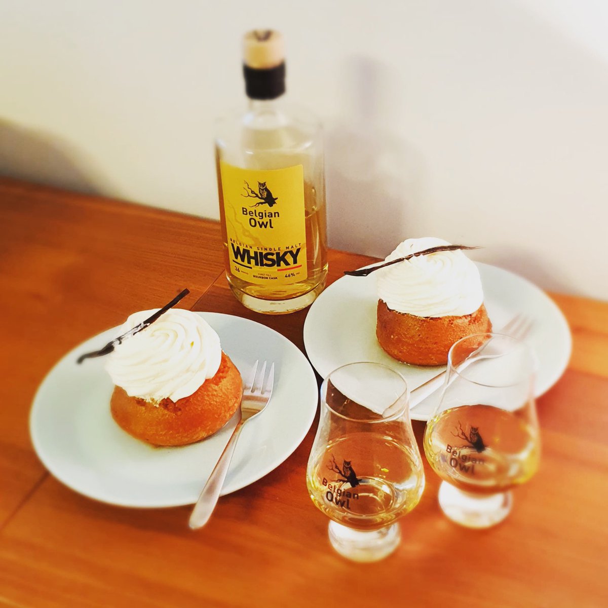 Des babas au whisky Belgian Owl. Quand les artisans créent du bonheur... #chezblanche #belgianowl #whiskyfood #artisantslocaux #questcequecestbon