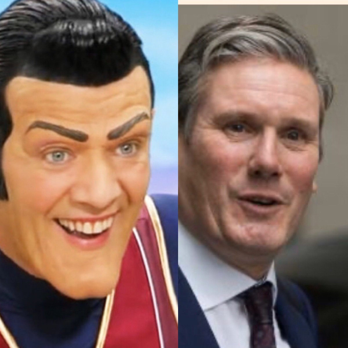 CdgRockman's tweet photo. Separated at birth? @Keir_Starmer https://t.co/5aL9BEoSUh