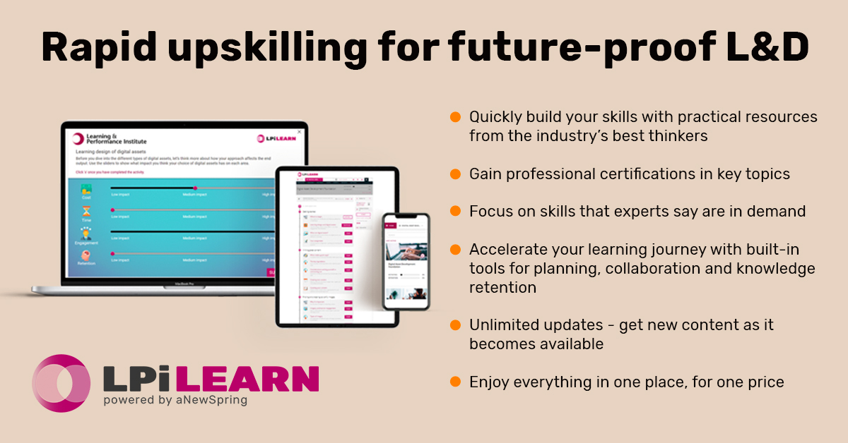 LNwire's tweet photo. Thrilled to have been asked to supply learning industry content for the #LPiLearn platform - essential skills for L&amp;D professionals - launched this week
https://t.co/H0c7TOS5iZ @YourLPI #LandD #learning #blendedlearning #learningtechnology #digitallearning https://t.co/HK1gaOX2T8