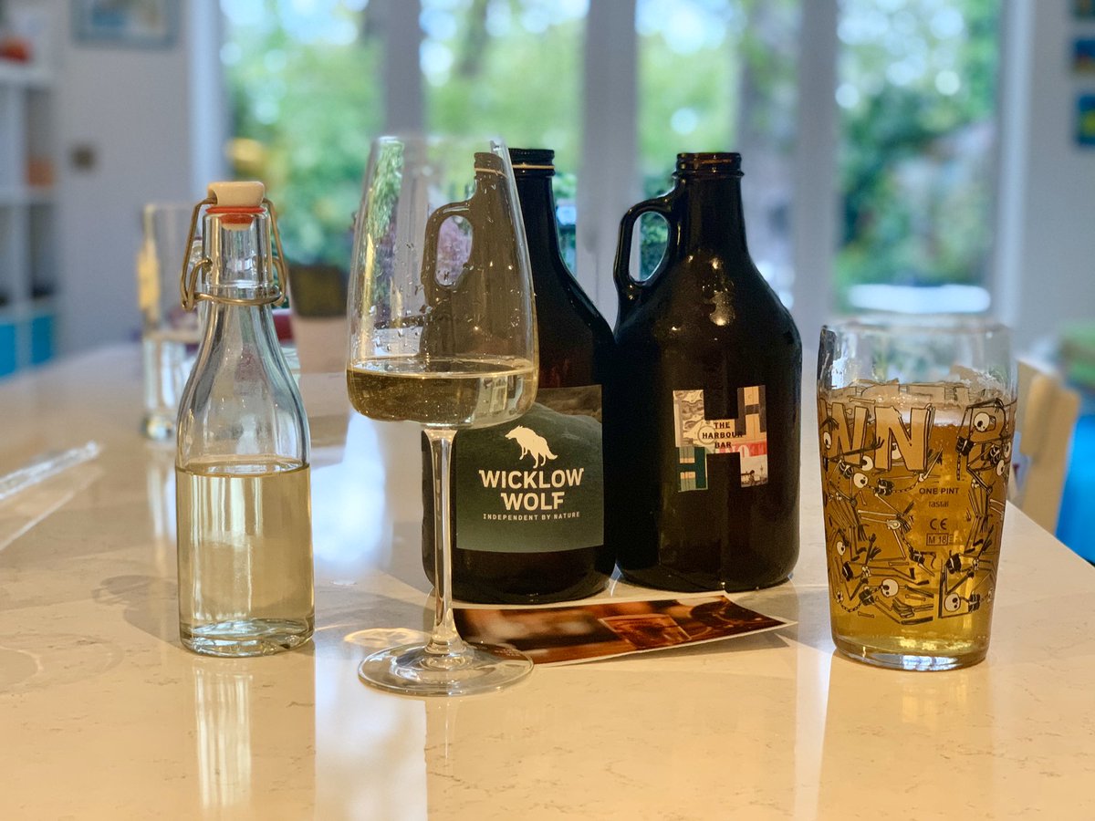 Enjoying an absolutely delicious DRAFT pint of beer courtesy of the heroes in <a href="/theharbour_bar/">The Harbour Bar Bray</a> and <a href="/WWolfBrewery/">Wicklow Wolf Brewery | B Corp™</a> . Disproportionately happy about this fact. (they do wine too).