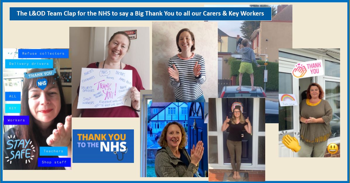UoKTalentTeam's tweet photo. THANK-YOU @NHSuk 💙👏
We are clapping for our NHS and for all Key Workers. 
Thank-you from the L&amp;OD team @UniKent 
#NHSClap #NHSHeroes
@UniKentStaff https://t.co/JdPOWhRU5P