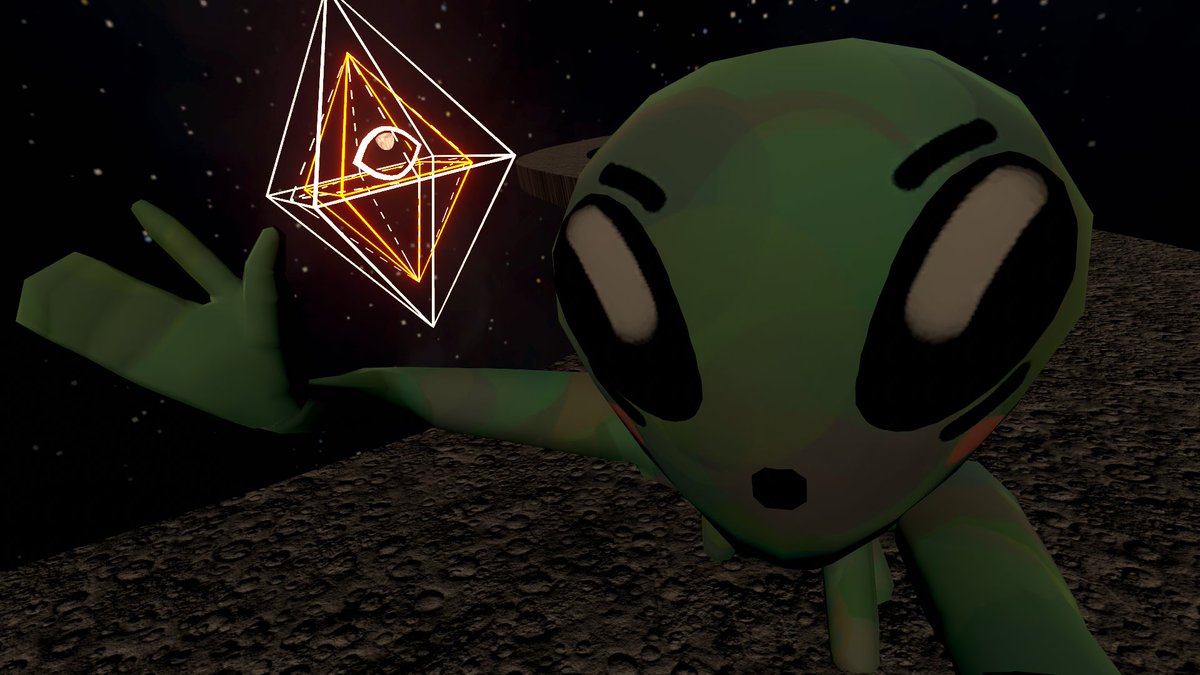 toxsam's tweet photo. Not so long ago I finished my "07 beings" artwork Collection on @SuperRare_co 

later on I built a gallery on @cryptovoxels to display the NFT

Now I'm buidling a VR exhibition for this beings on @VRChat so eveybody can visit and experience them! :D

#cryptoart #cryptoartist https://t.co/5BTSHcY4cm