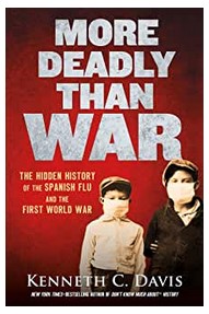 PostPanCurric's tweet photo. Why we weren't prepared for #CoVid19. We're focusing on the wrong things
# @Amazon:
-Books:History:World War 1=50,000+
-Fiction WW1=7,000+
-Spanish Flu=348
# deaths @Britannica:
-WW1 military=8.5M
-SpanishFlu=25M-50M
#SpanishFlu 3x-6x more deadly
#WW1 160x more popular
#EdChat https://t.co/kaJqEEXBdN