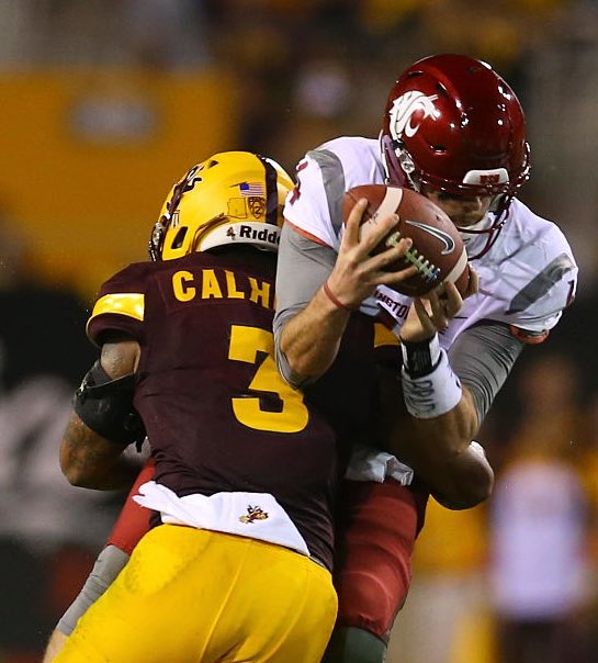 PanthersIFL's tweet photo. What do Patrick Mahomes, Luke Falk, and Josh Rosen all have in common? They have all been sacked by #OaklandPanthers LB DJ Calhoun... 
#WeHitDifferent https://t.co/kmNQng2Gwg