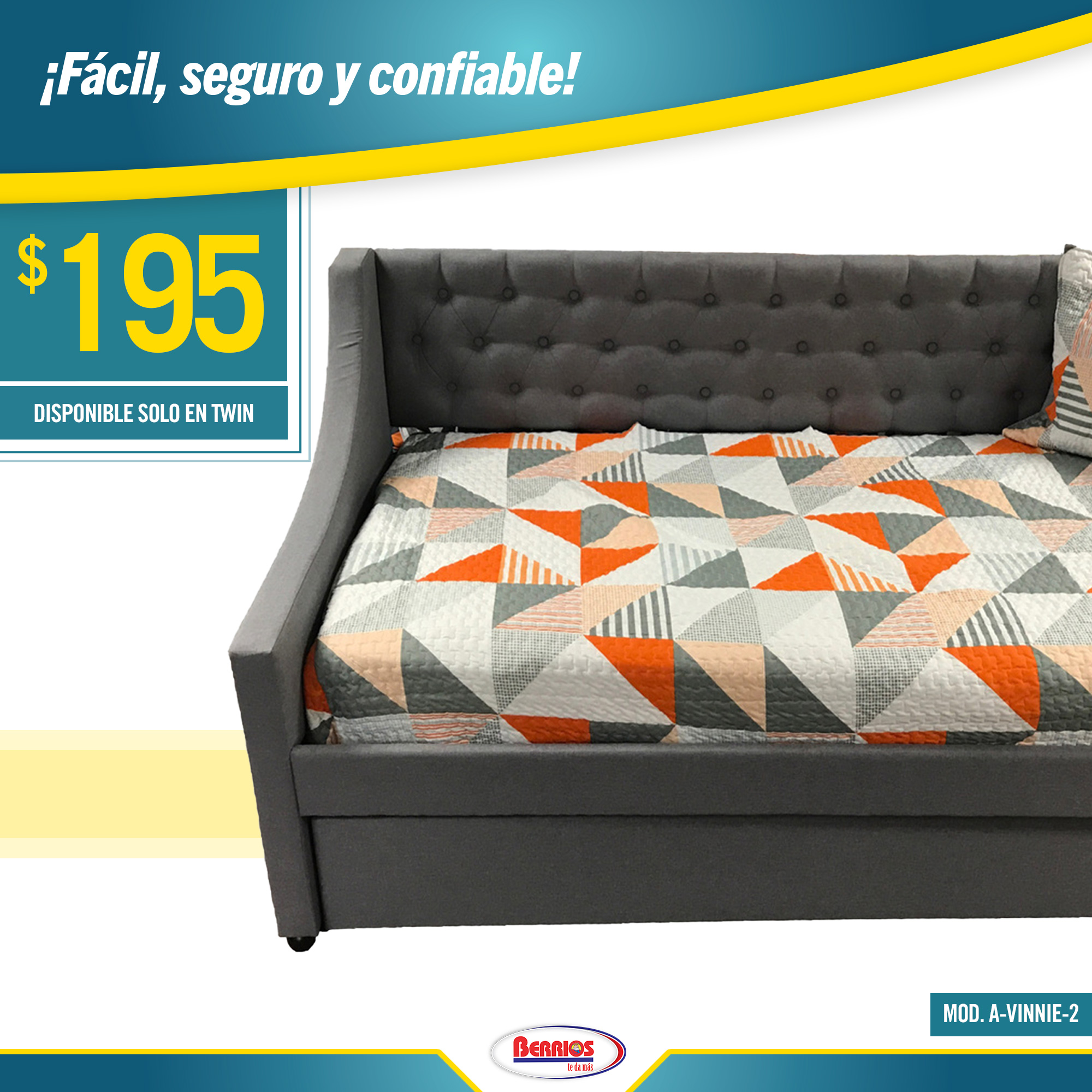 X Berrios Ideal para ahorrar espacio y hermosa para resaltar la Decoracion de tu Hogar la Cama con Trundle Vinnie es el estilo que tanto buscabas. . CompraOnline https t MD3SYBcnbz BerriosTeDaMas