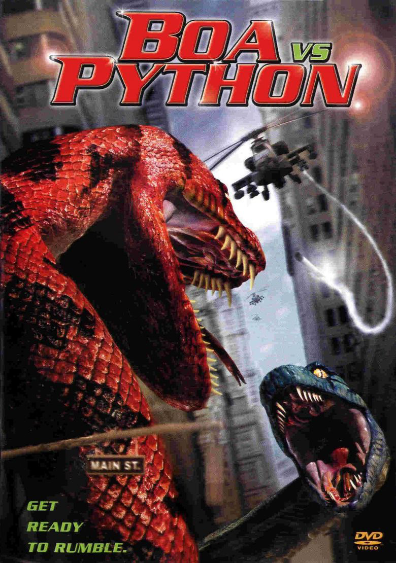 EugWSerra's tweet photo. On May 22, 2004, Boa vs. Python was released. #BoavsPython #DavidHewlett #JaimeBergman #KirkBRWoller #AdamKendrick #AngelBoris https://t.co/iCJhz6oetP