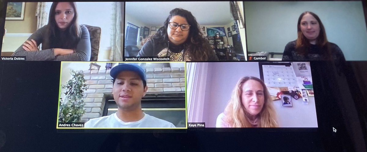 jgonzalezwisco's tweet photo. Thank you Andrés Chávez for the awesome interview. We enjoyed talking about your grandfather’s legacy and I am sure our students will enjoy it as well. #lasaventurasdeRO2 @SraEdelson @redoakschool #112teachers #D112teachers @kayepina https://t.co/aiRVP5mDlh
