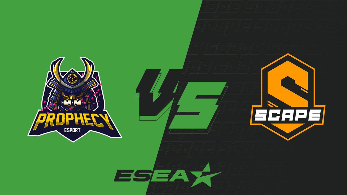 🏆 <a href="/ESEA/">ESEA League</a> 

⚔️ @proph_eSport VS <a href="/ScapeEsports/">Scape Esports</a>.Blue 

📍inferno 

⏰ 21:30 

📺 twitch.tv/canedo543

👤<a href="/Imaclow_/">Ivo Rego</a>
👤<a href="/Barbosinha42/">Marcelo Barbosa</a>
👤<a href="/danibmacs/">Daniel Assuncao</a>
👤@Meneiser
👤#Legit

🗣️ <a href="/mazerj97/">José '-mazerj' Santos</a>

#esea #csgo #esports #noscape