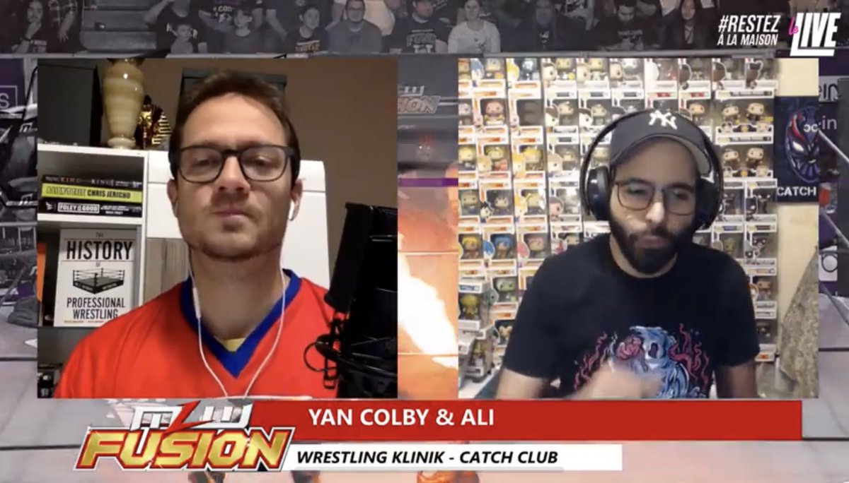 Rejoignez Ali et Yan pour un nouvel épisode de combat de catch spécial de <a href="/MLW/">MLW</a> Fusion sur #leLIVE ➡️
twitch.tv/leliveonair/