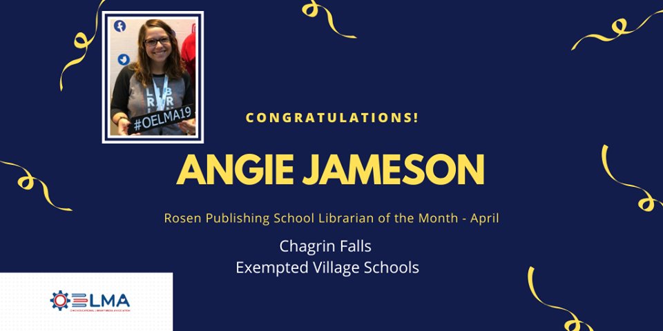 OELMA1's tweet photo. Check out our latest blog post from Angie Jameson, the Rosen Publishing School Librarian of the Month for April 2020.  Her post, "Craft’s New Kid program brings new students together" details the programming that earned her the award.  #RosenPublishing

https://t.co/MoeeIsWXYV https://t.co/s7p7qXovhR
