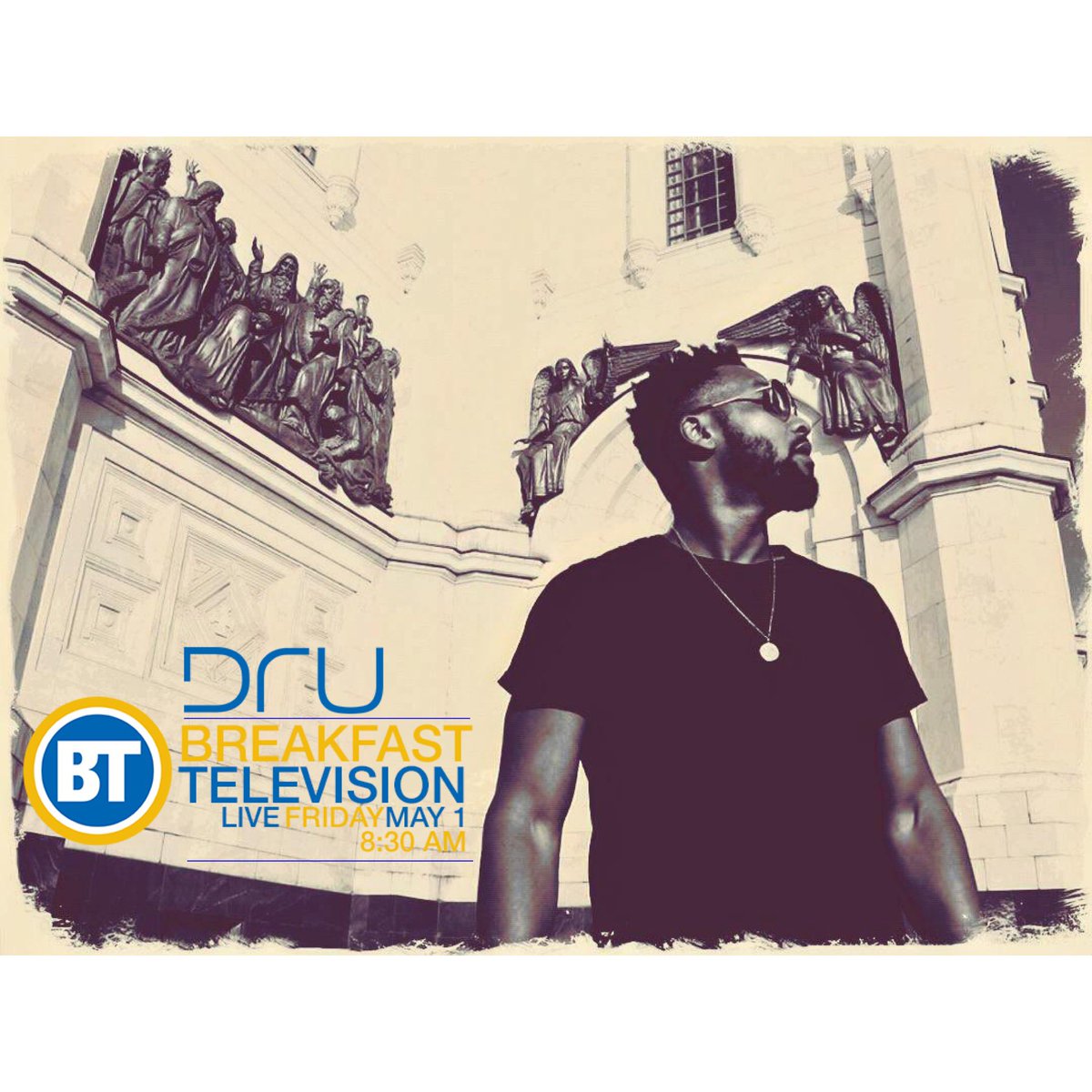 sashastoltz's tweet photo. Tomorrow 8:15 AM see #Sashastoltzpublicity Client @TheJUNOAwards winning Certified Gold selling R&B Artist @DRUGRANGE live on @BTtoronto w/ @DinaPugliese & @devobrown #dru #effortlessent #bttoronto #newmusic #randb #ynf #fridaymorning #clientlove #toronto https://t.co/KvL6oHYnZN
