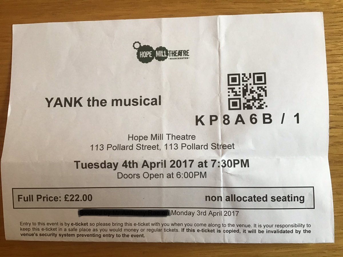 TheatreFlashba1's tweet photo. Looking back at old programmes: Yank! Apr’17 @hopemilltheatr1 @shhscotthunter @Barnaby_Hughes @chris_kiely @SLYtheatremaker #leedillonstuart @krismarcjoseph @bencupit_ @TomNLloyd @lukebayer @tompepp @spenshana @markpatersonuk @AriaEnts @jamescleeve @duke68012 @newsomecasting https://t.co/Wg3G7FJRdV
