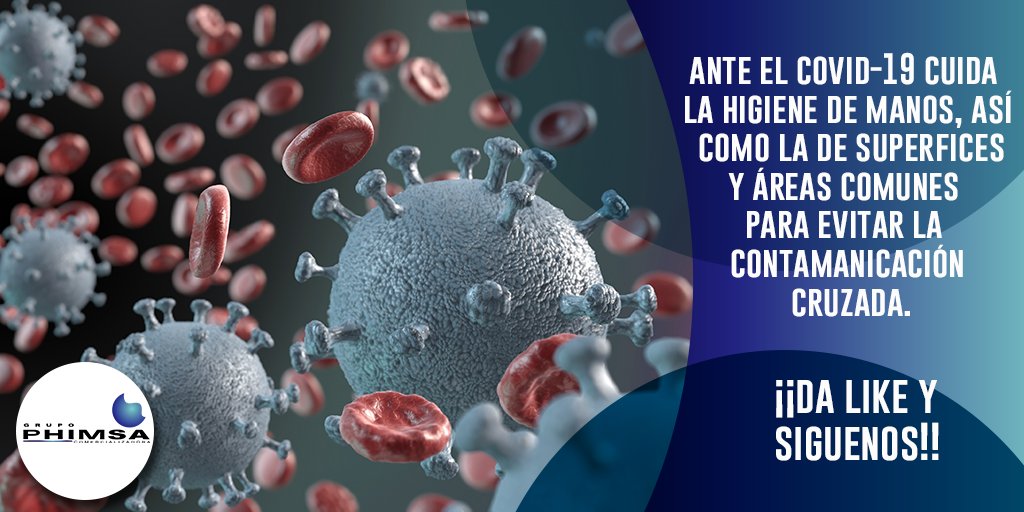 GrupoPhimsa's tweet photo. Una persona con Covid-19 contagia en promedio a 2.5 más para evitar esta situación toma las debidas precauciones. #Covid19 #Pandemia #PrevencionDeInfecciones #Phimsa #SarsCov2 https://t.co/tE7j5EyOHA