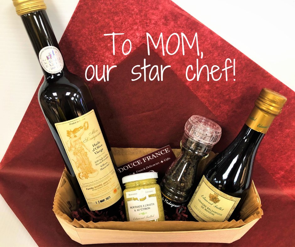 DouceFranceTO's tweet photo. #MothersDay is around the corner! Get the best for #Mom #oliveoil #basalmicvinegar #mustard #Madagascarpepper
Nice selection of #gifts #giftideas available
#DouceFrance #Danforth #Toronto
Place an order for pick up or to be delivered https://t.co/JyLE9EhGJT https://t.co/EbbyvAnV6r