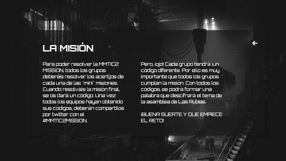LasRubiasTICs's tweet photo. Por fin os traemos la #MMTIC2MISSION! El primer grupo que se enfrentará a ella será @ArtSportNova 🙆♀️
Os dejamos el enlace al reto y una foto con las instrucciones, que también podéis encontrar en la propia misión.
Compartido desde https://t.co/Pty9w70sRh https://t.co/4wh6F364We https://t.co/sR1VkH22nX