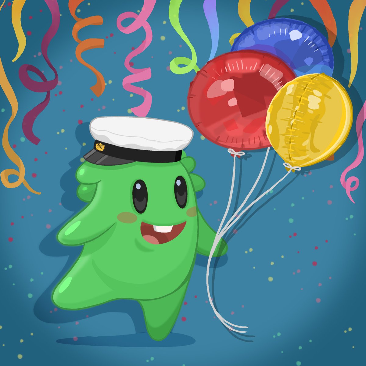 Twisted_Ark's tweet photo. 🎉🎈🥳Happy First of May! Hauskaa Vappua! 🎉🥂🌺#stayhome #staysafe #finnishcelebration #fluseason #twistedark #vappu #gaming #indie #characterdesign #firstofmay #happy #gladavappen #indiegame #IndieGameDev #Finland https://t.co/6i4AJitS7D