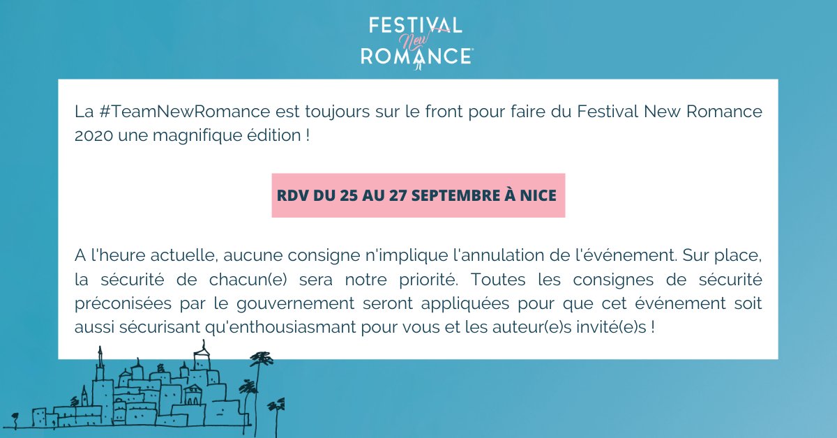 Même éparpillée et confinée, la #TeamHugoNewRomance se prépare pour l'édition 2020 du Festival New Romance 💕