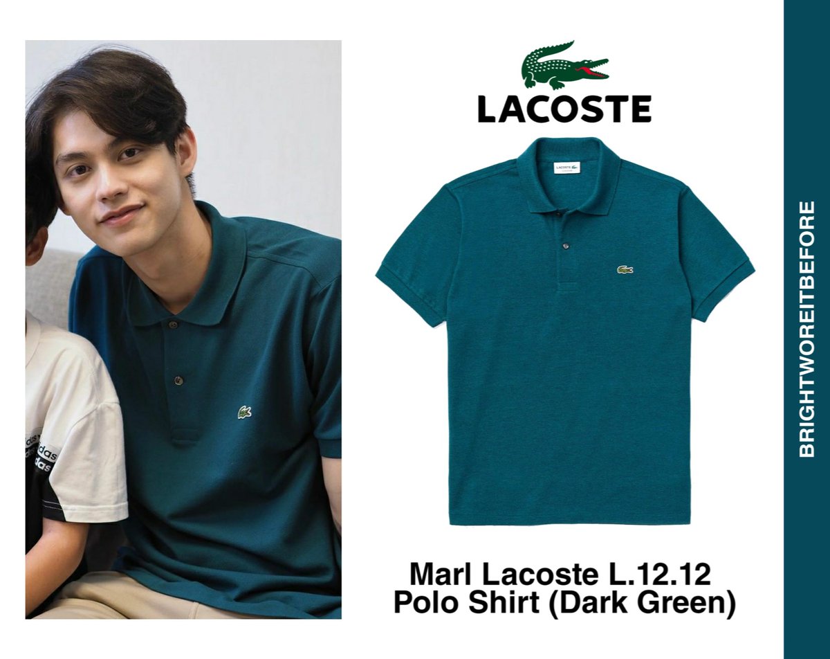 dark green lacoste t shirt