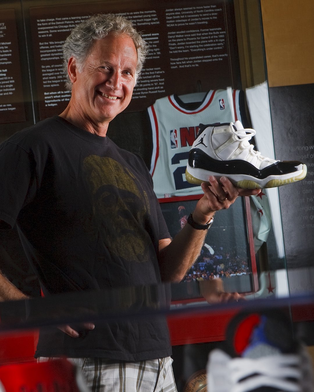 Our modern day Picasso. Happy birthday to Tinker Hatfield. 
