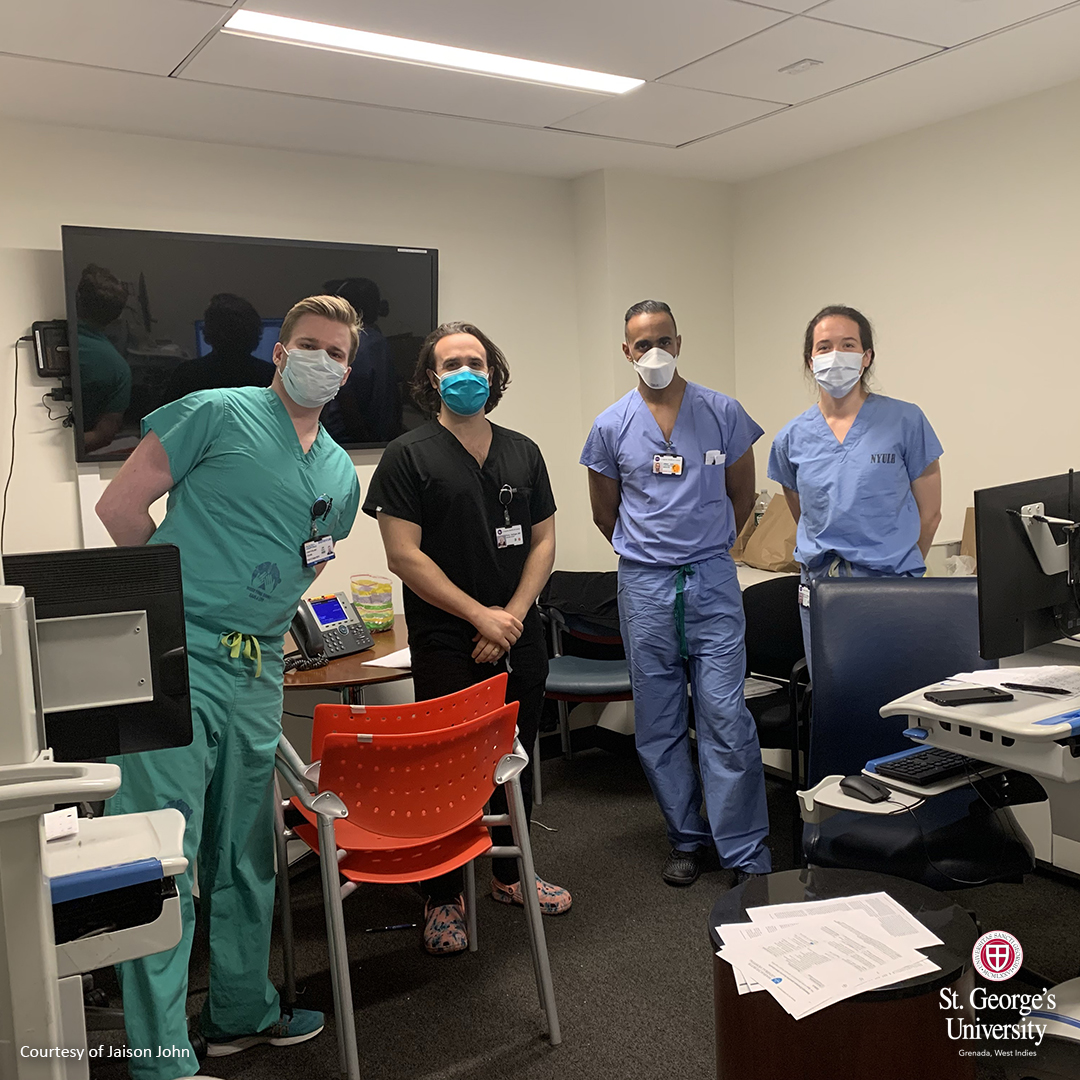 StGeorgesU's tweet photo. “I knew I had to help in whatever capacity I could."

Read more about #SGUAlumni Jaison John, MD '15, and his experience with volunteering on the front lines of COVID-19 at @nyulangone. https://t.co/5aQKm3r6JA https://t.co/ykqGcQS9tR