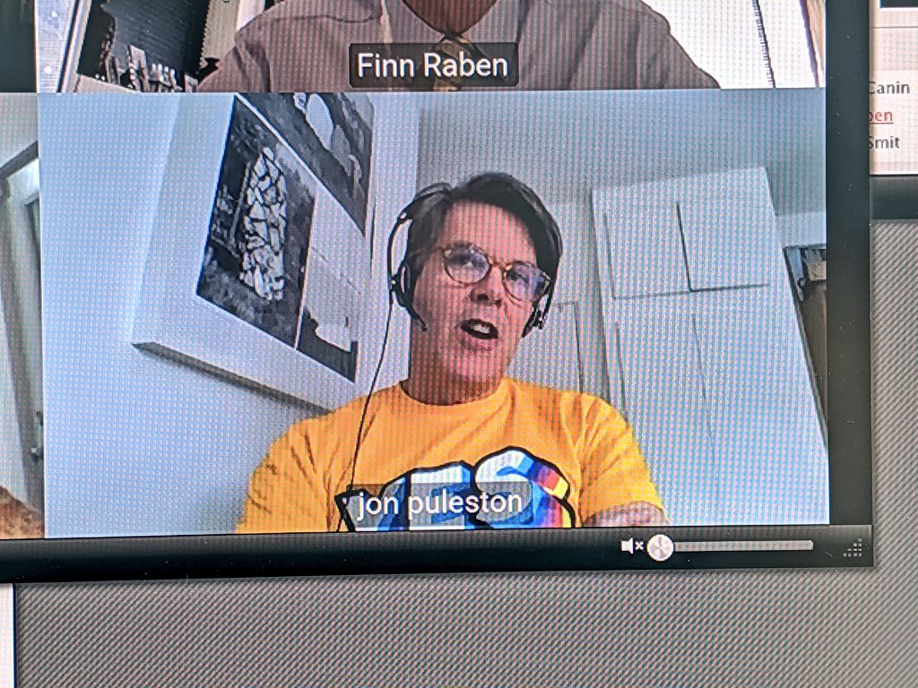 DeezData's tweet photo. Special shout-out π to @jonpuleston for donning a βοΈ sunshiney βοΈ yellow YOUNG #ESOMAR SOCIETY t-shirt! We love you Jon! Thanks for the extra promotion. Not sure what #YESOMAR is all about? Check out https://t.co/wAnreKBV4G today! #mrx #newmr https://t.co/l6rEk3o1D1